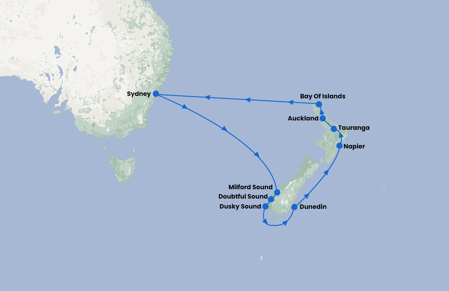 New Zealand Explorer from Sydney